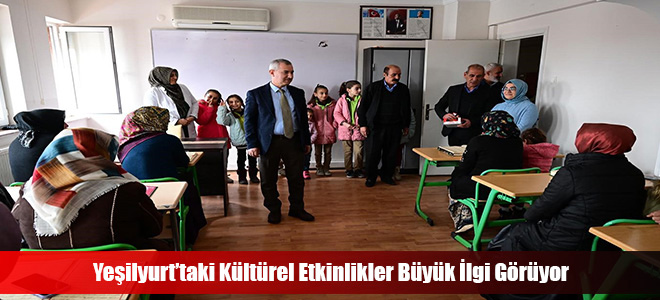 Yeşilyurt’taki Kültürel Etkinlikler Büyük İlgi Görüyor