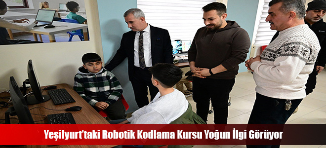 Yeşilyurt’taki Robotik Kodlama Kursu Yoğun İlgi Görüyor