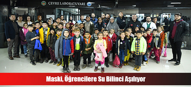 Maski, Öğrencilere Su Bilinci Aşılıyor