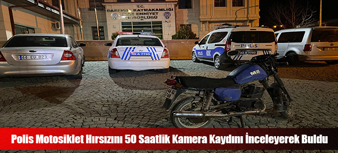 Polis Motosiklet Hırsızını 50 Saatlik Kamera Kaydını İnceleyerek Buldu