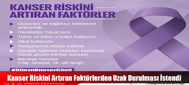 Kanser Riskini Artıran Faktörlerden Uzak Durulması İstendi