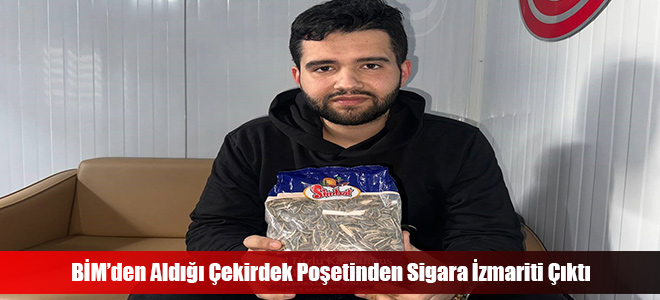 BİM’den Aldığı Çekirdek Poşetinden Sigara İzmariti Çıktı