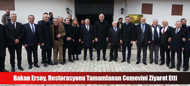 Bakan Ersoy, Restorasyonu Tamamlanan Cemevini Ziyaret Etti