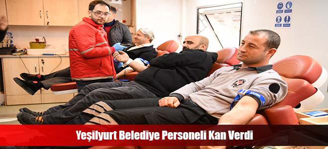 Yeşilyurt Belediye Personeli Kan Verdi