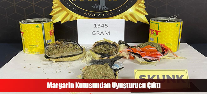 Margarin Kutusundan Uyuşturucu Çıktı