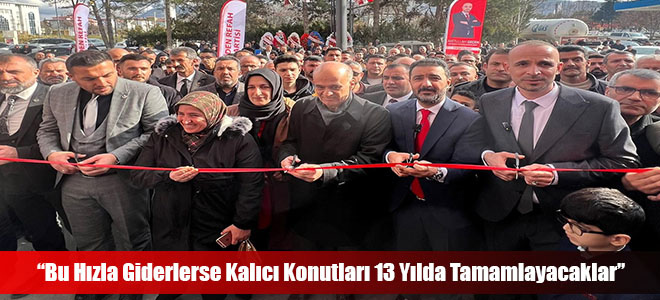 “Bu Hızla Giderlerse Kalıcı Konutları 13 Yılda Tamamlayacaklar”