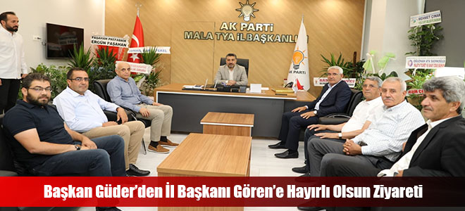 Başkan Güder’den İl Başkanı Gören’e Hayırlı Olsun Ziyareti