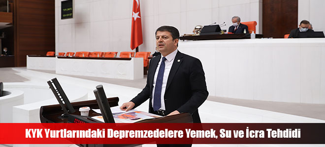 KYK Yurtlarındaki Depremzedelere Yemek, Su ve İcra Tehdidi