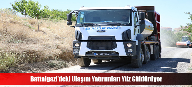 Battalgazi’deki Ulaşım Yatırımları Yüz Güldürüyor