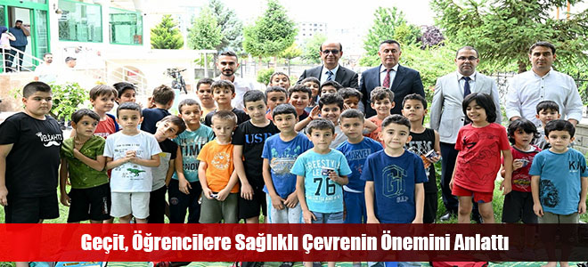 Geçit, Öğrencilere Sağlıklı Çevrenin Önemini Anlattı