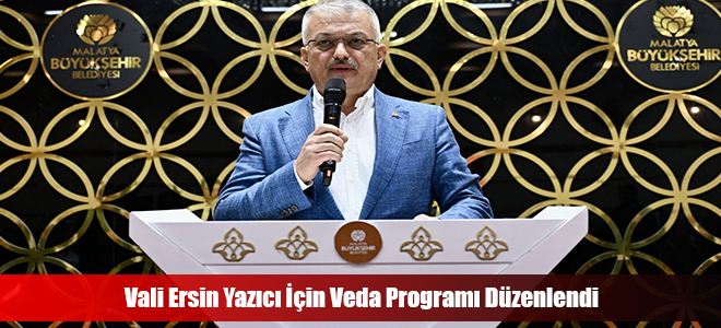 Vali Ersin Yazıcı İçin Veda Programı Düzenlendi