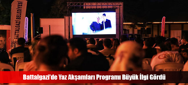 Battalgazi’de Yaz Akşamları Programı Büyük İlgi Gördü